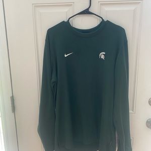 Nike on-field Michigan State long sleeve shirt